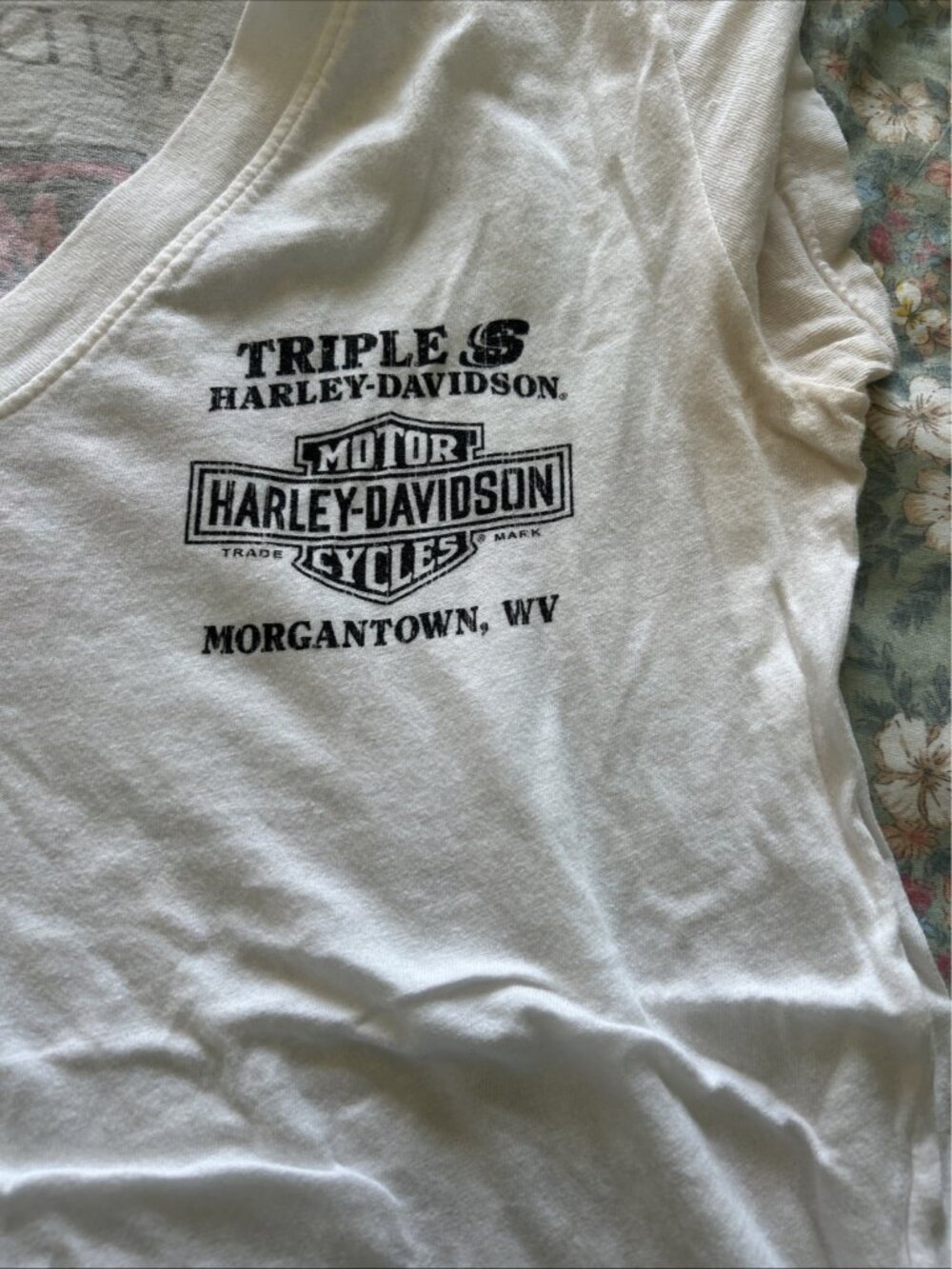 Lot 6 Harley-Davidson Women's Graphic T-Shirts Dealer WV FL  Sz L XL Tank - Picture 9 of 16